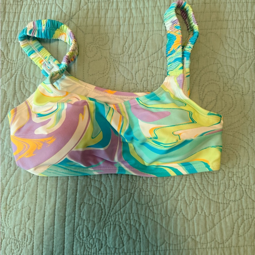 Ninety-Nine Multi Color Bikini Top